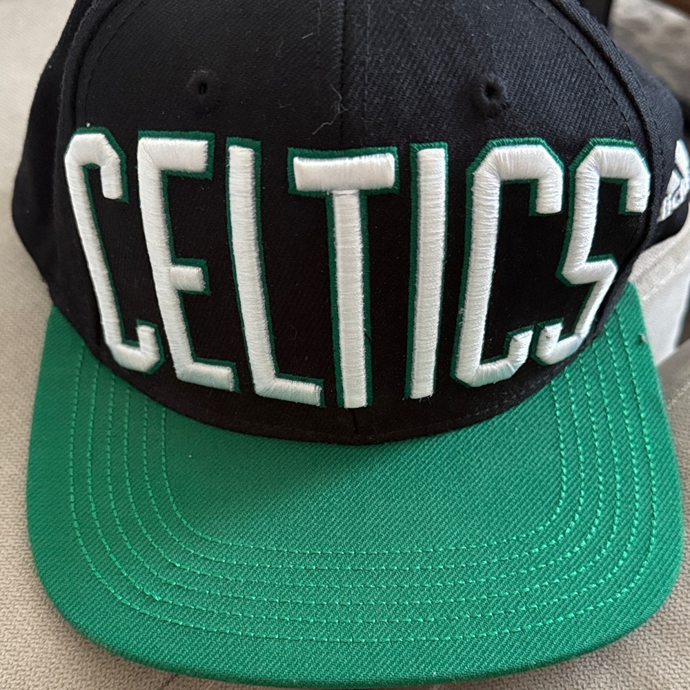 Celtics Black and Green Cap youth kids